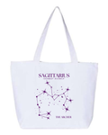Sagittarius Constellation Zippered Tote