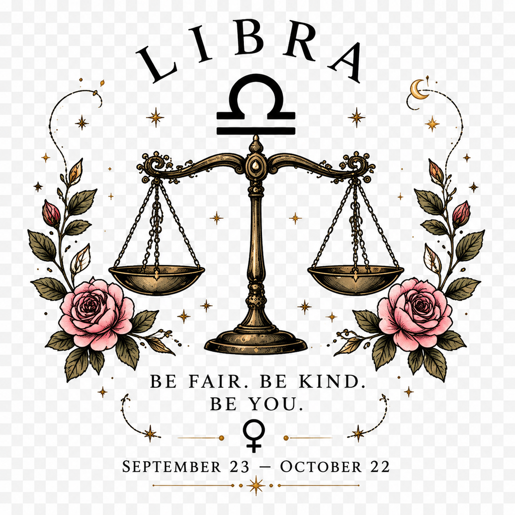 Vintage Libra Zodiac T-Shirt