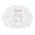 Sagittarius Unfolded White Sweatshirt Mockup